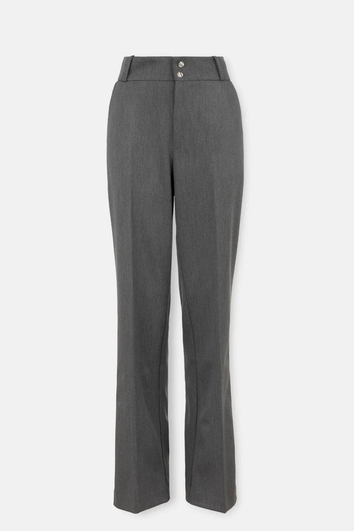Ženske pantalone visokog struka ravnog kroja