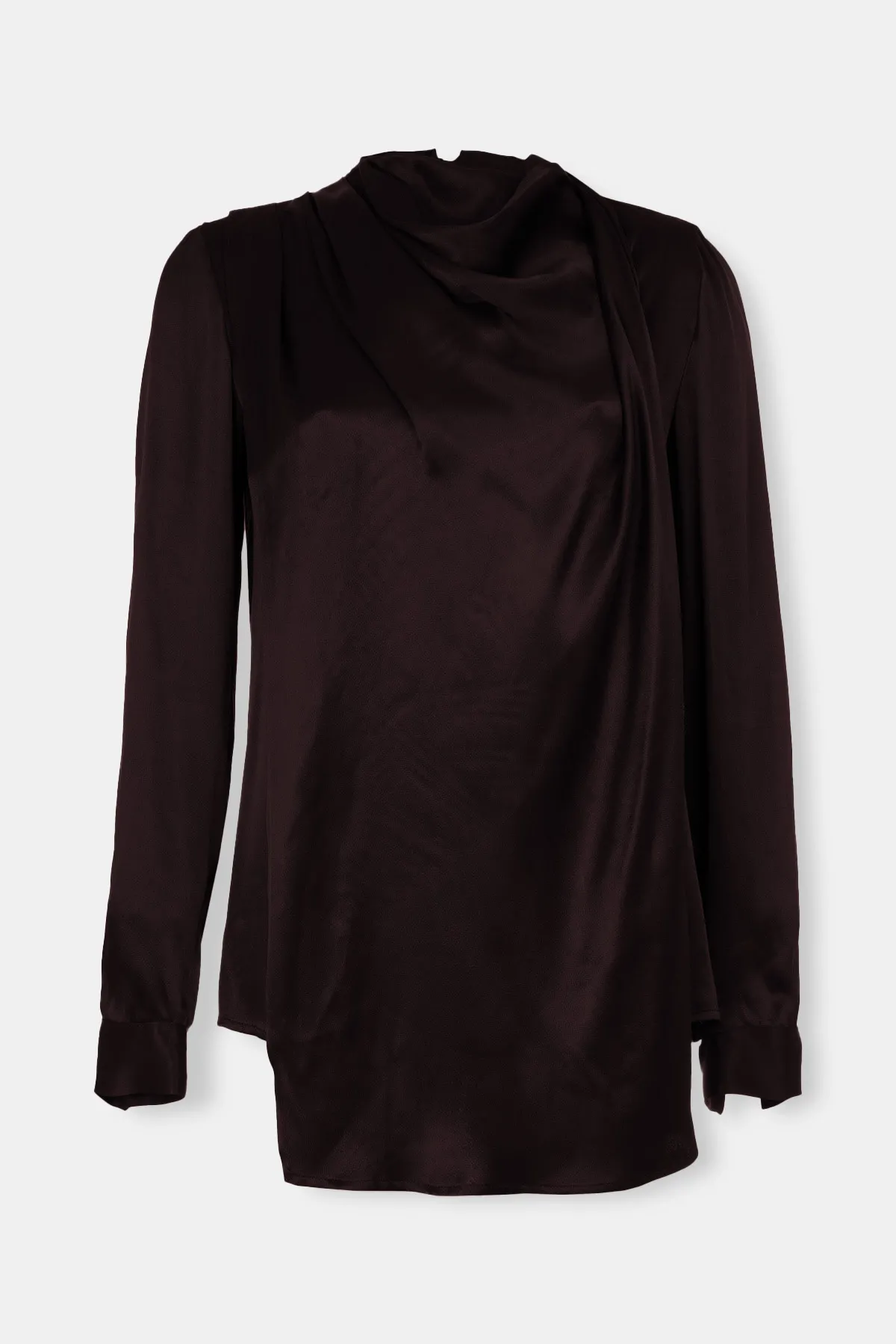 Elegantna bluza sa drapiranim detaljem
