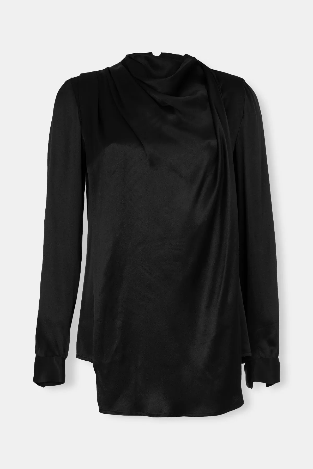 Elegantna bluza sa drapiranim detaljem