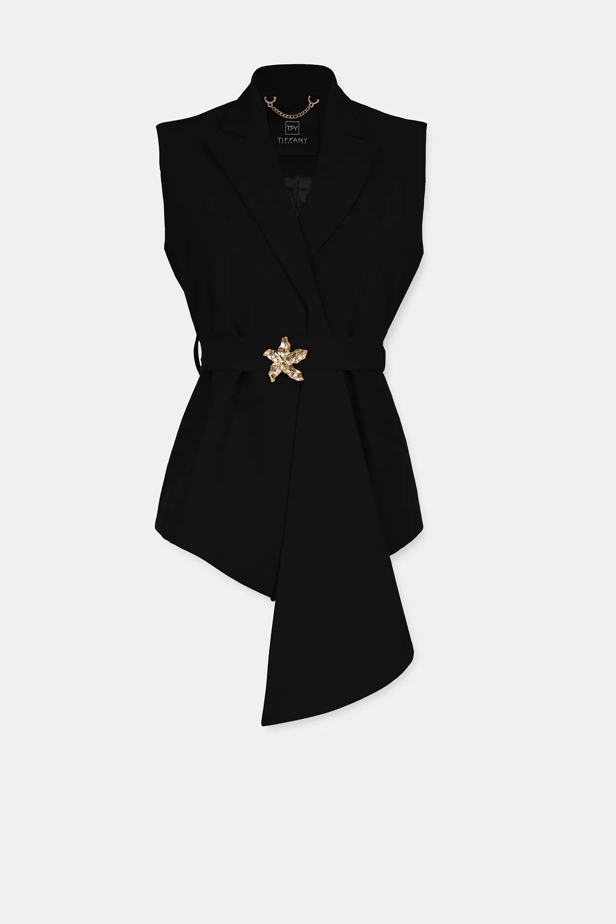 Elegantni prsluk sa pojasom 