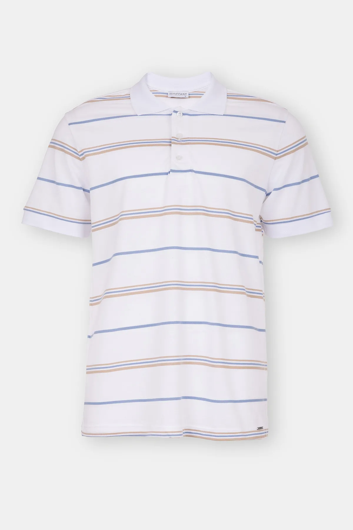 Polo majica sa horizontalnim prugama