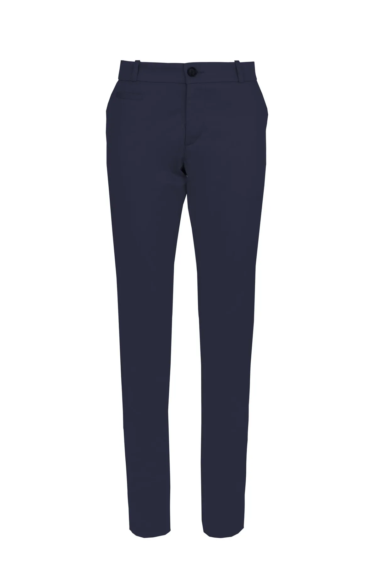Muške jednobojne pantalone uskog kroja