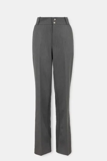 Ženske pantalone visokog struka ravnog kroja 