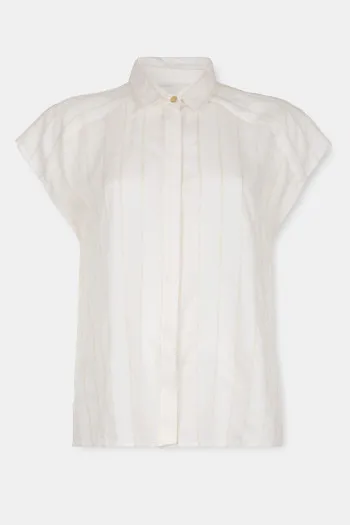 Bluza sa kragnom i diskretnom teksturom 