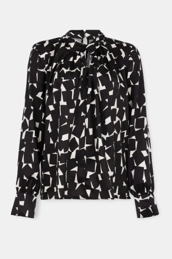 Bluza sa geometrijskim printom 
