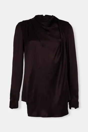 Elegantna bluza sa drapiranim detaljem 