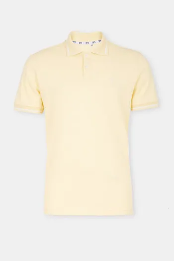 Pamučna polo majica sa reljefnom teksturom