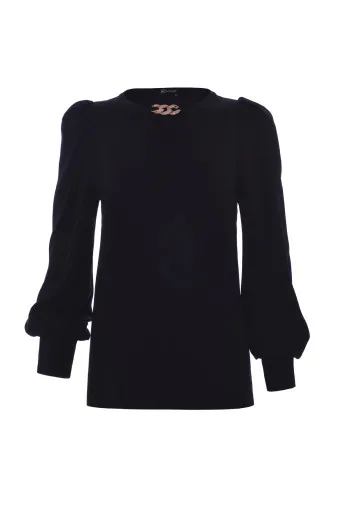 BLUZA 80914 CRNA S